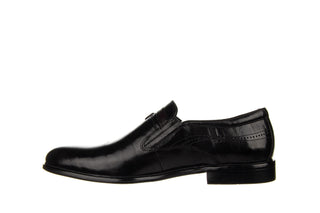 Półbuty John Doubare YGC-Z253-351-1 Black 104176, Czarny, Skóra naturalna