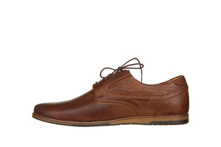 Półbuty Bayla-081 948 Juma AX 081098, Brązowy, Skóra naturalna