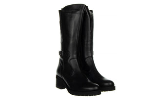 Kozaki Bayla-161 077 46540 Black 161740, Czarny, Skóra naturalna