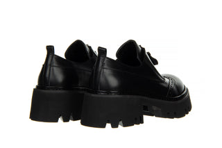 Półbuty Bayla-161 054 2894 03 Black 161383, Czarny, Skóra naturalna