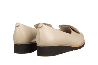 Półbuty Bayla-159 4259 001-P Beż Lico 159036, Skóra naturalna