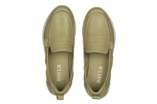 Półbuty Bayla-161 161 711 Scorpion 161358, Zielony, Skóra naturalna