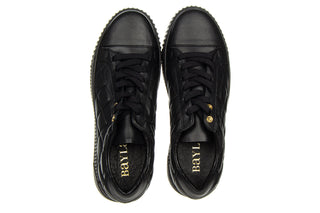 Półbuty Bayla-159 4184 076-P Czarny Lico 159068, Skóra naturalna