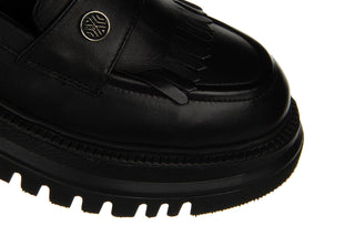 Mokasyny Bayla-200 155 1264 21 200025, Czarny, Skóra naturalna