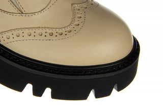 Półbuty Bayla-161 054 2894 3633 Beige 161384, Beżowy, Skóra naturalna