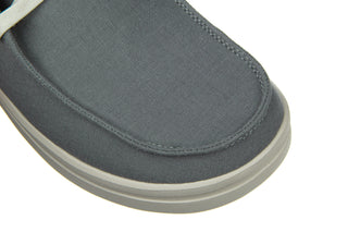 Półbuty HeyDude Wendy Rise Chambray Abyss Blue 003220, Niebieski, Materiał