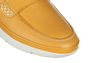 Mokasyny Bayla-161 161 711 Yellow 161359, Żółty, Skóra naturalna