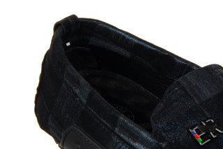 Mokasyny John Doubare Y198-109 Black 104177, Czarny, Skóra naturalna