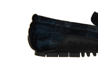 Mokasyny John Doubare Y198-109 Black 104177, Czarny, Skóra naturalna