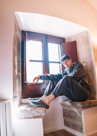 Pantofle Toni Pons Nix-Tk Khaki 204020, Zielony, Tkanina