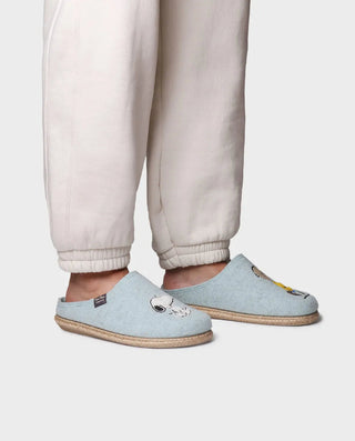 Pantofle Toni Pons Snoopy Sky 204028, Niebieski, Filc