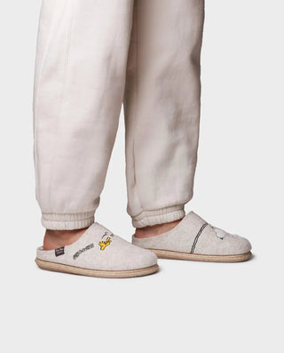 Pantofle Toni Pons Snoopy Ecru 204027, Beżowy, Filc