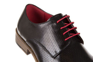 Półbuty Bayla-122 AT706-1 Black, Czarny, Skóra naturalna