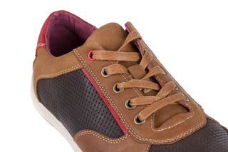 Półbuty Bayla-122 K092-8 Camel Coffee, Brąz, Skóra naturalna