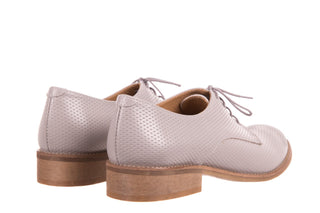 Półbuty Bayla-156 3301 Mustang Szary Ł7, Skóra naturalna