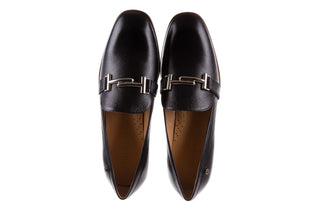 Półbuty Bayla-156 3343 Czarne, Skóra naturalna