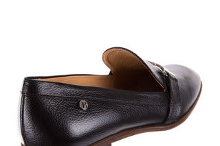 Półbuty Bayla-156 3343 Czarne, Skóra naturalna