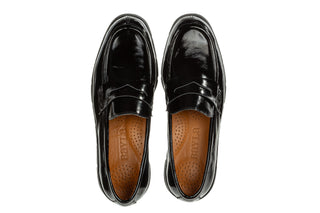 Mokasyny Bayla-161 158 25110 Black Patent 161747, Czarny, Skóra naturalna