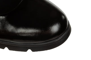 Baleriny Bayla-161 158 25109 Black Patent 161745, Czarny, Skóra naturalna