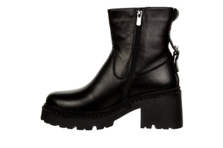 Botki Bayla-161 138 26205 Black 161743, Czarny, Skóra naturalna