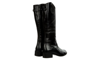 Kozaki Bayla-161 077 46514 Black 161737, Czarny, Skóra naturalna