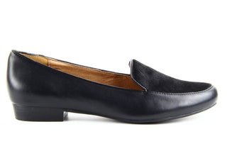 Półbuty Bayla 1358-11 Black Black Black, Czarny, Skóra naturalna