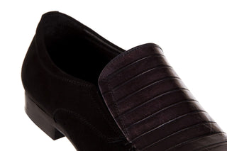 Mokasyny Brooman 1352-46EA Black, Czarny, Skóra naturalna