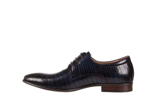 Półbuty Brooman 1356-35H593 Blue, Granat, Skóra naturalna