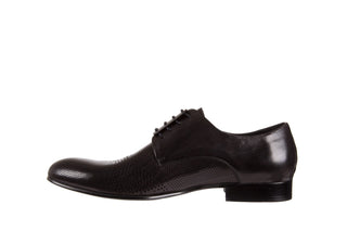 Półbuty Brooman DA8111-101-1 Black, Czarny, Skóra naturalna