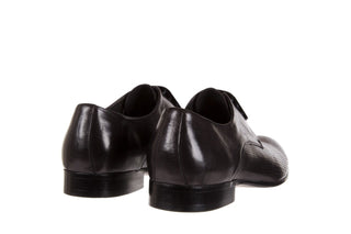 Półbuty Brooman DA8111-101-1 Black, Czarny, Skóra naturalna