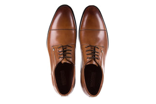 Półbuty Brooman H8089158 Coffee, Brąz, Skóra naturalna