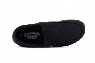 Półbuty Fancy Elastic Black, Czarny, Materiał