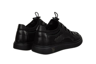 Półbuty John Doubare S8016-XT6820-1 Black, Czarny, Skóra naturalna