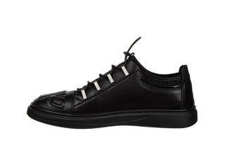 Półbuty John Doubare S8016-XT6820-1 Black, Czarny, Skóra naturalna