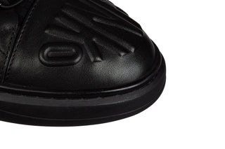 Półbuty John Doubare S8016-XT6820-1 Black, Czarny, Skóra naturalna