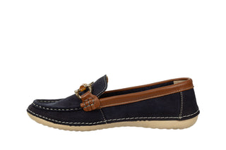 Mokasyny Loretta Vitale M10 Navy 514266, Granatowy, Skóra naturalna