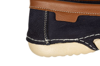 Mokasyny Loretta Vitale M10 Navy 514266, Granatowy, Skóra naturalna