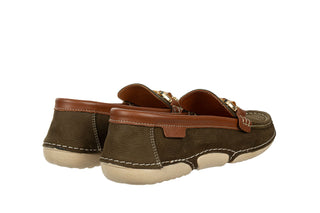 Mokasyny Loretta Vitale M10 Green 514265, Zielony, Skóra naturalna