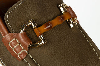 Mokasyny Loretta Vitale M10 Green 514265, Zielony, Skóra naturalna