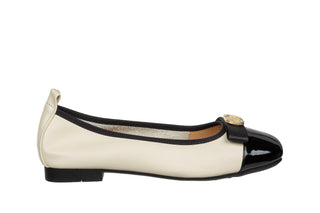 Baleriny Loretta Vitale W5324 Beige, Beżowy, Skóra naturalna