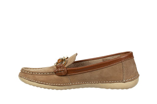 Mokasyny Loretta Vitale M10 Vison 514267, Beżowy, Skóra naturalna