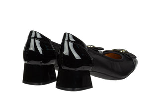 Półbuty Loretta Vitale W5308 Black, Czarny, Skóra naturalna