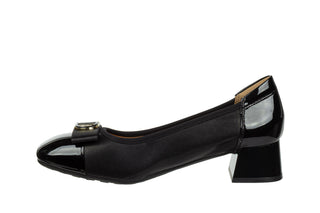 Półbuty Loretta Vitale W5308 Black, Czarny, Skóra naturalna