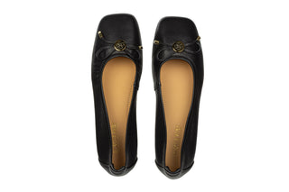 Półbuty Loretta Vitale W5323 Black 514277, Czarny, Skóra naturalna
