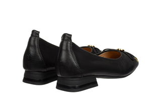 Półbuty Loretta Vitale W5323 Black 514277, Czarny, Skóra naturalna