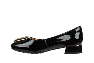 Półbuty Loretta Vitale W5303 Black, Czarny, Skóra naturalna