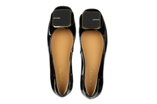Półbuty Loretta Vitale W5303 Black, Czarny, Skóra naturalna