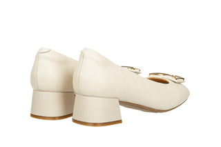 Półbuty Loretta Vitale W5309 Beige, Beżowy, Skóra naturalna