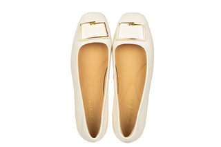 Półbuty Loretta Vitale W5309 Beige, Beżowy, Skóra naturalna