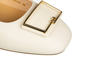 Półbuty Loretta Vitale W5309 Beige, Beżowy, Skóra naturalna